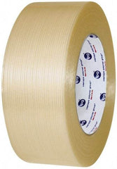 Intertape - 3" x 60 Yd Clear Rubber Adhesive Packaging Tape - Polyester Film Backing, 7.5 mil Thick, 333 Lb Tensile Strength, Series RG16 - Industrial Tool & Supply
