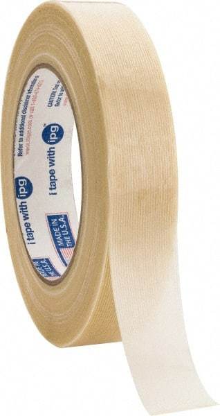Intertape - 1" x 60 Yd Clear Rubber Adhesive Packaging Tape - Polyester Film Backing, 5.6 mil Thick, 175 Lb Tensile Strength, Series RG15 - Industrial Tool & Supply
