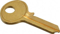 Made in USA - Corbin Key Blank - Brass - Industrial Tool & Supply