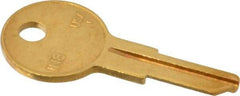 Made in USA - Ilco Key Blank - Brass - Industrial Tool & Supply
