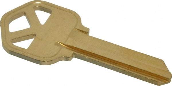 Made in USA - Kwikset Key Blank - Brass - Industrial Tool & Supply