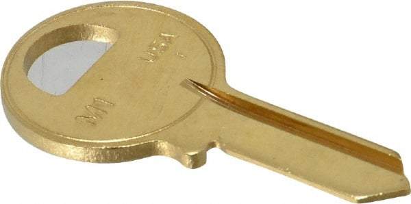 Made in USA - Master Key Blank - Brass - Industrial Tool & Supply
