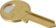 Made in USA - Master Key Blank - Brass - Industrial Tool & Supply