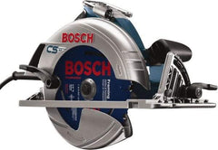 Bosch - 15 Amps, 7-1/4" Blade Diam, 5,600 RPM, Electric Circular Saw - 7-1/4" Arbor Hole, Left Blade - Industrial Tool & Supply