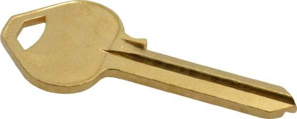 Made in USA - Russwin Key Blank - Brass - Industrial Tool & Supply