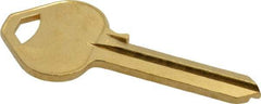 Made in USA - Russwin Key Blank - Brass - Industrial Tool & Supply