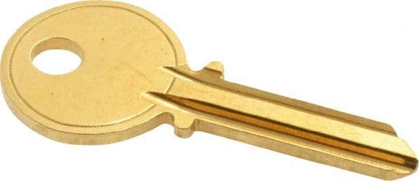 Made in USA - Yale Key Blank - Brass - Industrial Tool & Supply