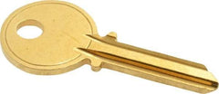 Made in USA - Yale Key Blank - Brass - Industrial Tool & Supply