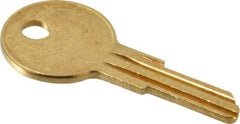 Made in USA - Yale Key Blank - Brass - Industrial Tool & Supply