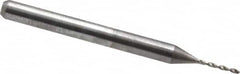 Hertel - 1/32", 130° Drill Point, 1/8" Shank Diam, Fast Spiral Circuit Board Drill Bit - Industrial Tool & Supply