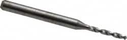 Hertel - #52, 130° Drill Point, 1/8" Shank Diam, Fast Spiral Circuit Board Drill Bit - Industrial Tool & Supply