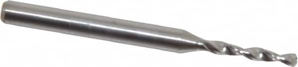 Hertel - #50, 130° Drill Point, 1/8" Shank Diam, Fast Spiral Circuit Board Drill Bit - Industrial Tool & Supply