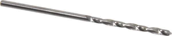Hertel - 1.5mm 118° Solid Carbide Jobber Drill - Bright Finish, Right Hand Cut, Spiral Flute, Straight Shank, 1-1/2" OAL, Standard Point - Industrial Tool & Supply