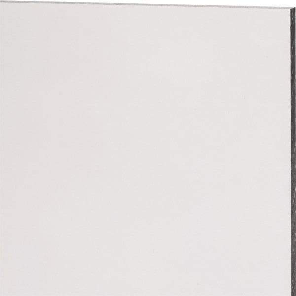 Made in USA - 4.5mm Thick x 12" Wide x 1' Long, Acrylic Sheet - Clear, Static Dissipative Grade - Industrial Tool & Supply