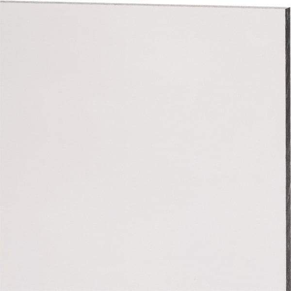 Made in USA - 4.5mm Thick x 24" Wide x 2' Long, Acrylic Sheet - Clear, Static Dissipative Grade - Industrial Tool & Supply