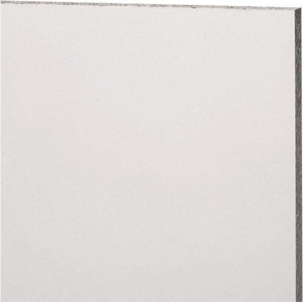 Made in USA - 6mm Thick x 12" Wide x 2' Long, Acrylic Sheet - Clear, Static Dissipative Grade - Industrial Tool & Supply