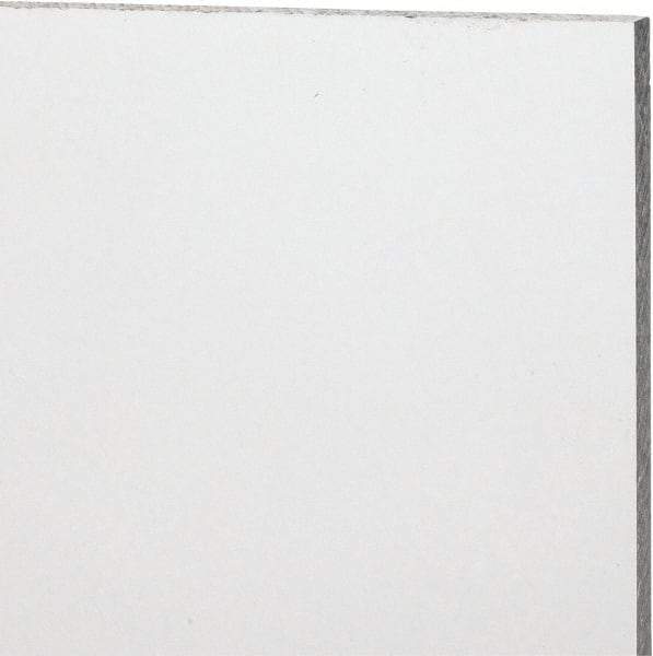 Made in USA - 6mm Thick x 24" Wide x 4' Long, Acrylic Sheet - Clear, Static Dissipative Grade - Industrial Tool & Supply