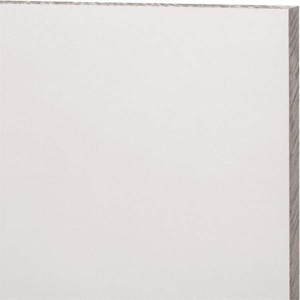 Made in USA - 9mm Thick x 24" Wide x 2' Long, Acrylic Sheet - Clear, Static Dissipative Grade - Industrial Tool & Supply