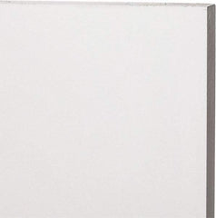 Made in USA - 12mm Thick x 12" Wide x 1' Long, Acrylic Sheet - Clear, Static Dissipative Grade - Industrial Tool & Supply