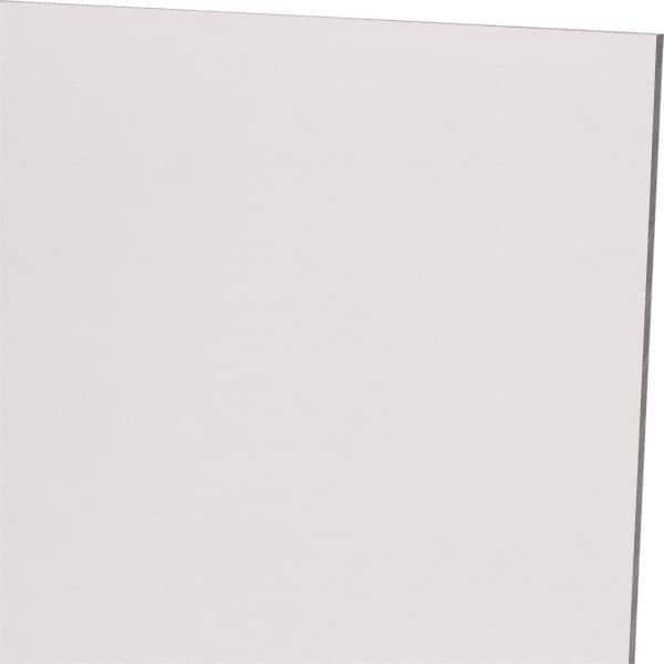 Made in USA - 4.5mm Thick x 12" Wide x 2' Long, Polycarbonate Sheet - Clear, Static Dissipative Grade - Industrial Tool & Supply
