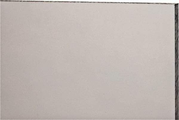 Made in USA - 3/8" Thick x 24" Wide x 2' Long, Polycarbonate Sheet - Clear, Static Dissipative Grade - Industrial Tool & Supply