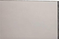 Made in USA - 3/8" Thick x 24" Wide x 2' Long, Polycarbonate Sheet - Clear, Static Dissipative Grade - Industrial Tool & Supply