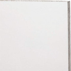 Made in USA - 3/8" Thick x 24" Wide x 4' Long, Polycarbonate Sheet - Clear, Static Dissipative Grade - Industrial Tool & Supply