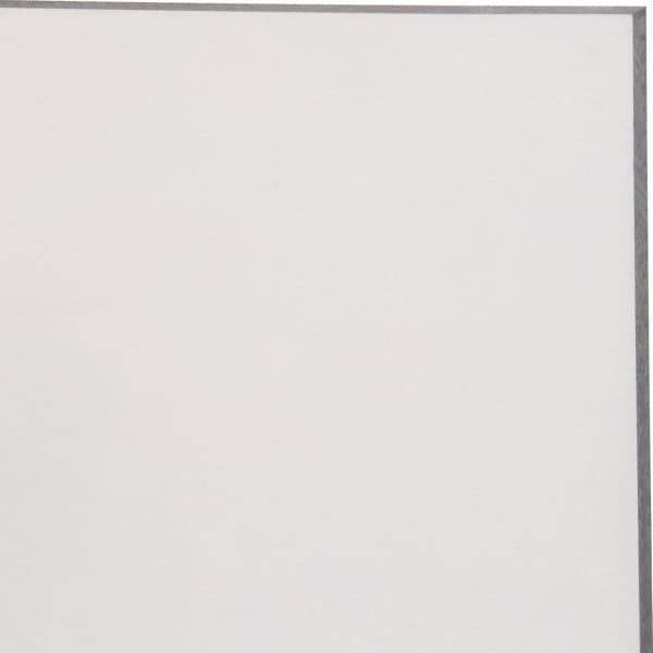 Made in USA - 1/2" Thick x 12" Wide x 2' Long, Polycarbonate Sheet - Clear, Static Dissipative Grade - Industrial Tool & Supply