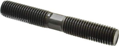 Gibraltar - 3/4-10 5" OAL Equal Double Threaded Stud - Alloy Steel, Black Oxide Finish, 2" Equal Thread Length - Industrial Tool & Supply