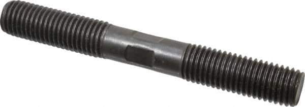 Gibraltar - 3/4-10 6" OAL Equal Double Threaded Stud - Alloy Steel, Black Oxide Finish, 2" Equal Thread Length - Industrial Tool & Supply