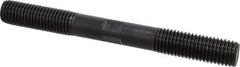 Gibraltar - 3/4-10 7" OAL Equal Double Threaded Stud - Alloy Steel, Black Oxide Finish, 2" Equal Thread Length - Industrial Tool & Supply
