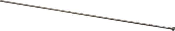 Gibraltar - 1/8" Pin Diam, 1/4" Head Diam x 1/8" Head Height, 12" OAL, Straight Ejector Pin - Steel, 11-7/8" Pin Length - Industrial Tool & Supply