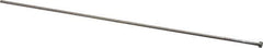 Gibraltar - 1/8" Pin Diam, 1/4" Head Diam x 1/8" Head Height, 12" OAL, Straight Ejector Pin - Steel, 11-7/8" Pin Length - Industrial Tool & Supply