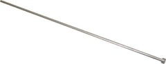 Gibraltar - 11/64" Pin Diam, 11/32" Head Diam x 3/16" Head Height, 14" OAL, Straight Ejector Pin - Steel, 13-13/16" Pin Length - Industrial Tool & Supply