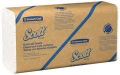 Scott - 1 Ply White Multi-Fold Paper Towels - 9-1/4" Wide - Industrial Tool & Supply