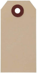 NMC - 1-3/8" High x 2-3/4" Long, Safety & Facility Blank Tag - White Paper - Industrial Tool & Supply
