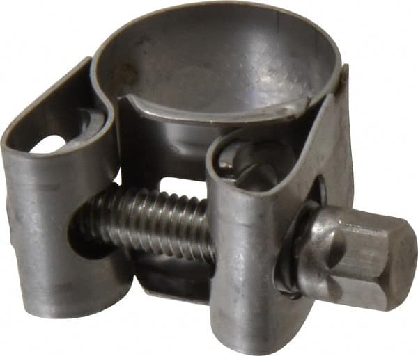 Mikalor - 13/16" Hose, 0.71" Wide x 0.04" Thick, T-Bolt Hose Clamp - Industrial Tool & Supply