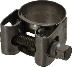 Mikalor - 7/8" Hose, 0.71" Wide x 0.04" Thick, T-Bolt Hose Clamp - 0.83 to 0.91" Diam, Stainless Steel - Industrial Tool & Supply