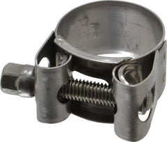 Mikalor - 1" Hose, 0.71" Wide x 0.04" Thick, T-Bolt Hose Clamp - 0.98 to 1.06" Diam, Stainless Steel - Industrial Tool & Supply