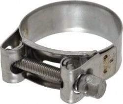 Mikalor - 2" Hose, 0.78" Wide x 0.04" Thick, T-Bolt Hose Clamp - 1.85 to 2" Diam, Stainless Steel - Industrial Tool & Supply