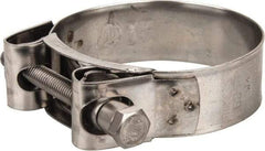 Mikalor - 2-3/4" Hose, 0.98" Wide x 0.04" Thick, T-Bolt Hose Clamp - 2.68 to 2.87" Diam, Stainless Steel - Industrial Tool & Supply