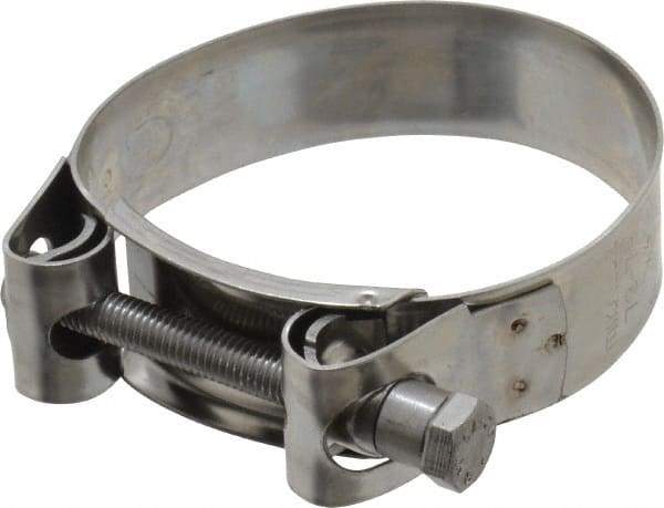 Mikalor - 3" Hose, 0.98" Wide x 0.04" Thick, T-Bolt Hose Clamp - 2.87 to 3.11" Diam, Stainless Steel - Industrial Tool & Supply