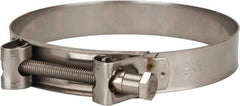 Mikalor - 6" Hose, 1.1" Wide x 0.051" Thick, T-Bolt Hose Clamp - 5.91 to 6.38" Diam, Stainless Steel - Industrial Tool & Supply