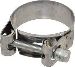 Mikalor - 2" Hose, 0.78" Wide x 0.04" Thick, T-Bolt Hose Clamp - 1.85 to 2" Diam, Stainless Steel Band, Housing & Zinc Plated Screw - Industrial Tool & Supply