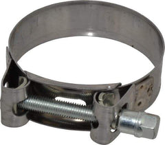 Mikalor - 2-5/8" Hose, 0.78" Wide x 0.04" Thick, T-Bolt Hose Clamp - 2.48 to 2.68" Diam, Stainless Steel Band, Housing & Zinc Plated Screw - Industrial Tool & Supply