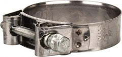 Mikalor - 3-1/4" Hose, 0.98" Wide x 0.04" Thick, T-Bolt Hose Clamp - 3.11 to 3.35" Diam, Stainless Steel Band, Housing & Zinc Plated Screw - Industrial Tool & Supply