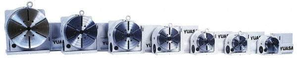 Yuasa - 1 Spindle, 36 Max RPM, 12.6" Table Diam, 1.36 hp, Horizontal & Vertical CNC Rotary Indexing Table - 250 kg (550 Lb) Max Horiz Load, 219.96mm Centerline Height - Industrial Tool & Supply