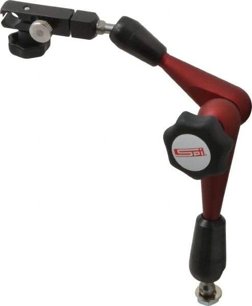 SPI - Fine Adjustment Indicator Positioner & Holder - Base Not Included - Post & Arm - Industrial Tool & Supply