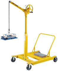Sky Hook - 500 Lb Load Capacity, Steel Sky Hook Crane - Reverse Cherry Picker Mobil Base - Industrial Tool & Supply
