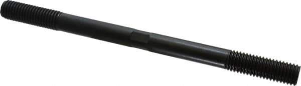 Gibraltar - 5/8-11 9" OAL Equal Double Threaded Stud - Alloy Steel, Black Oxide Finish, 1-3/4" Equal Thread Length - Industrial Tool & Supply